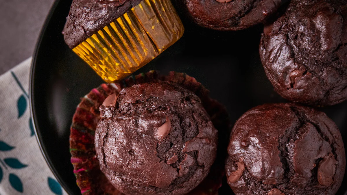 Easy Air-Fryer Double Chocolate Muffins Recipe: Quick Baking Delight